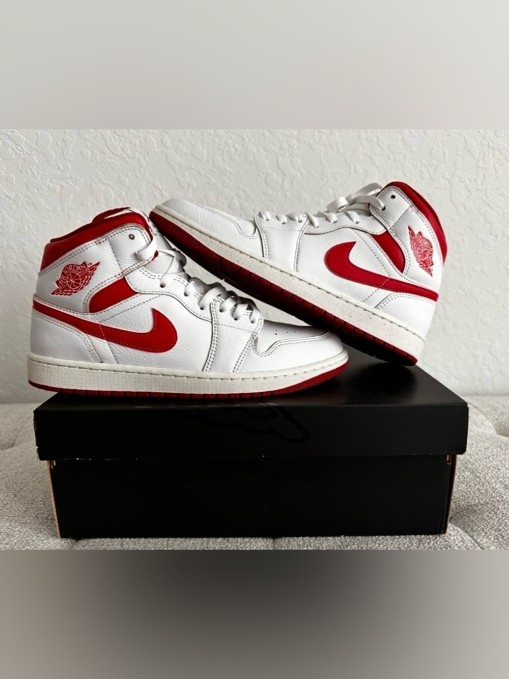 Nike Air Jordan 1 Mid - lobster Red Men’s Basketball Shoes